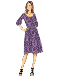 Molde de vestido - Butterick 6451 2