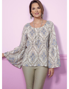 Molde de blusa - Butterick 6455