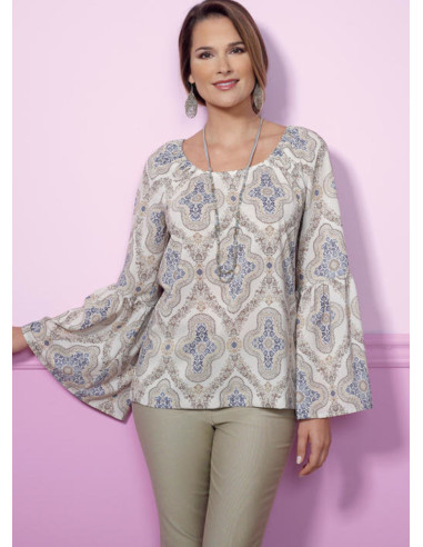 Molde de blusa - Butterick 6455