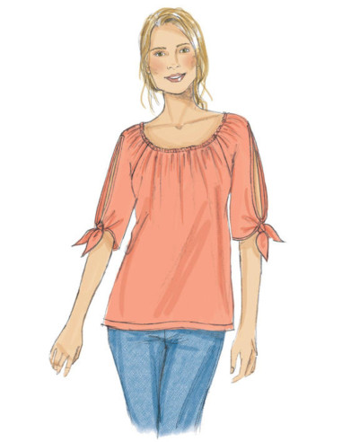 Molde de blusa - Butterick 6455