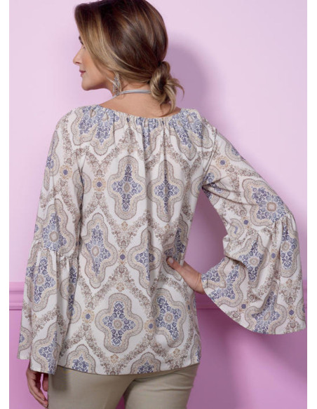 Molde de blusa - Butterick 6455