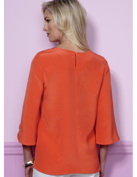 Molde de blusa - Butterick 6456