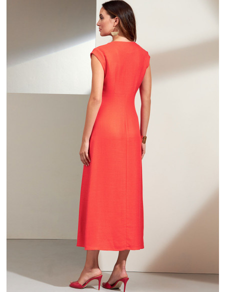 Molde de vestido - Vogue 1859