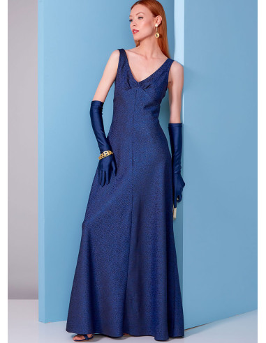 Molde de vestido - Vogue 1842