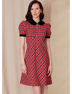 Molde de vestido - Vogue 1822