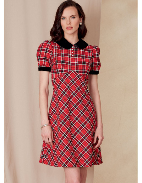 Molde de vestido - Vogue 1822