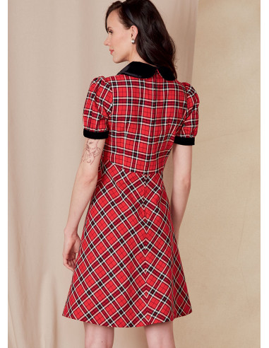 Molde de vestido - Vogue 1822