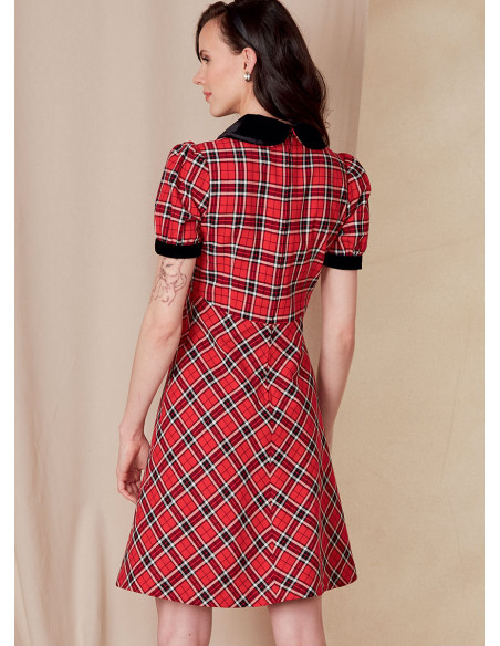 Molde de vestido - Vogue 1822
