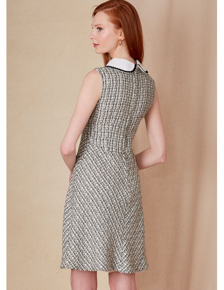 Molde de vestido - Vogue 1822