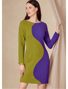 Molde de vestido - Vogue 1819