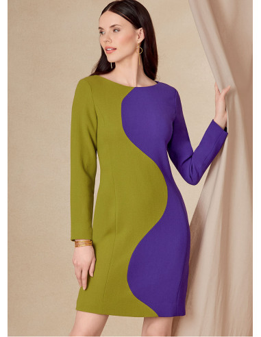 Molde de vestido - Vogue 1819