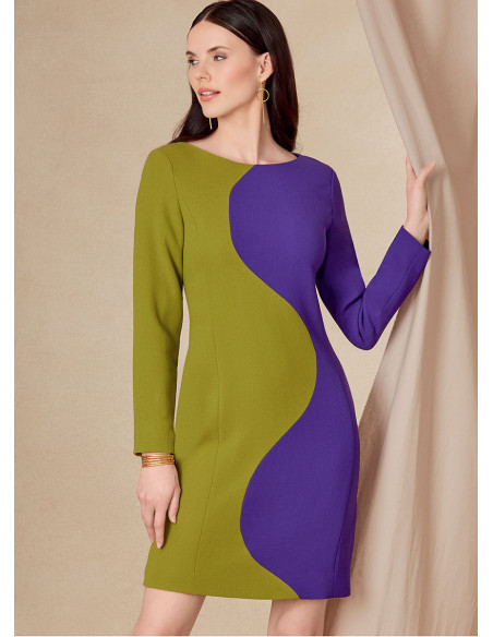 Molde de vestido - Vogue 1819