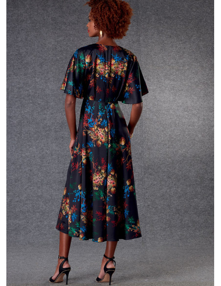 Molde de vestido - Vogue 1801