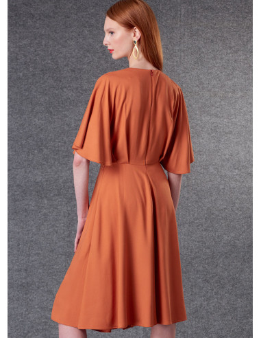 Molde de vestido - Vogue 1801