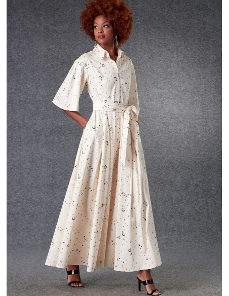 Molde de vestido - Vogue 1783