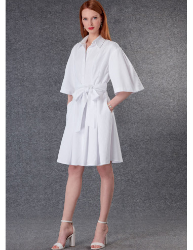 Molde de vestido - Vogue 1783