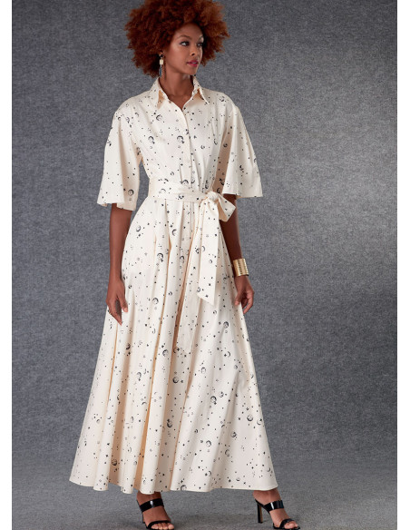 Molde de vestido - Vogue 1783