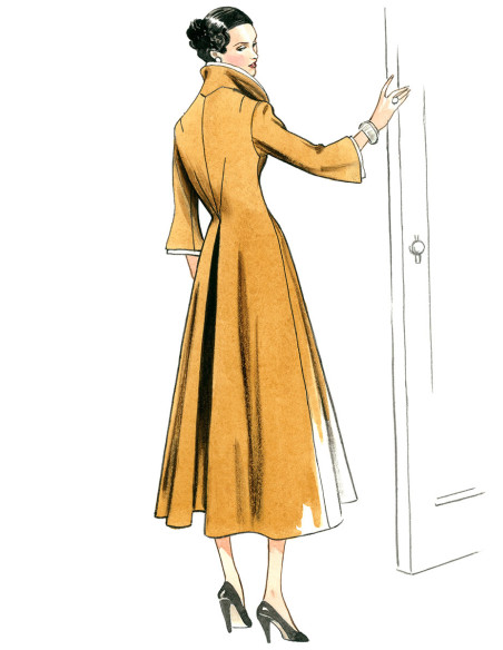 Molde de vestido - Vogue 1738