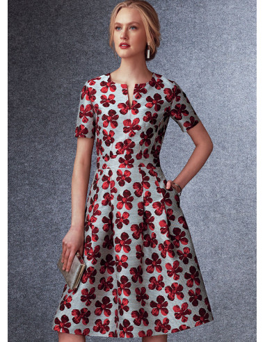 Molde de vestido - Vogue 1737