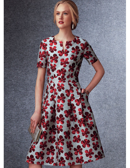 Molde de vestido - Vogue 1737