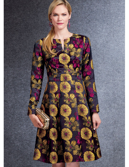 Molde de vestido - Vogue 1737