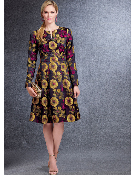 Molde de vestido - Vogue 1737