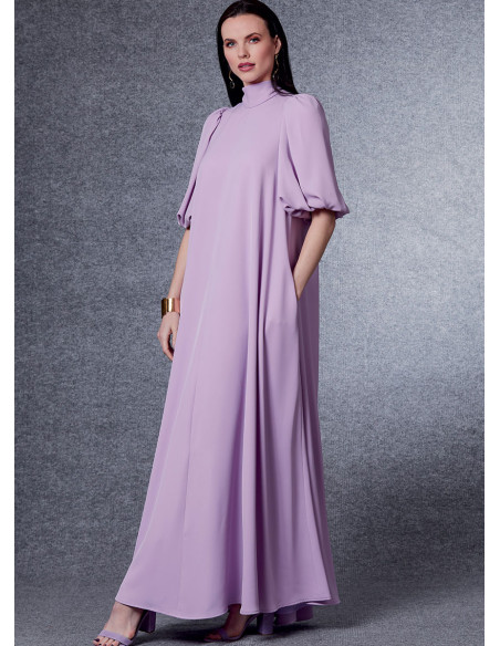 Molde de vestido - Vogue 1723