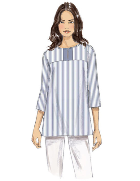 Molde de túnica - Butterick 6416