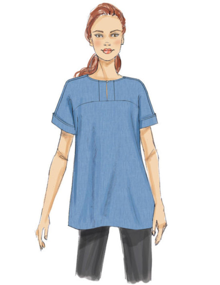 Molde de túnica - Butterick 6416