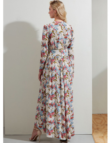 Molde de vestido - Vogue 1862