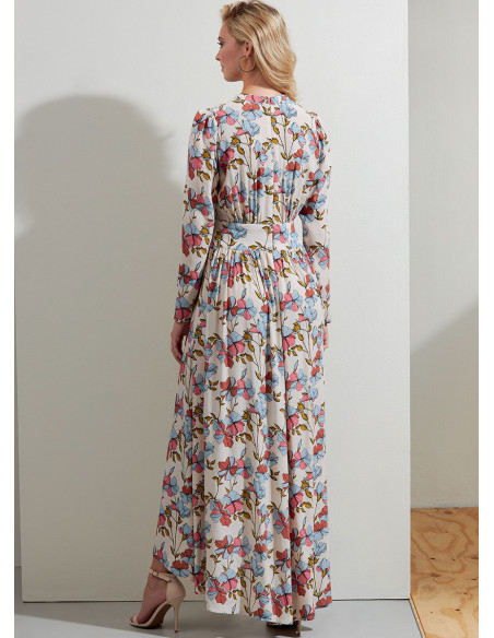 Molde de vestido - Vogue 1862
