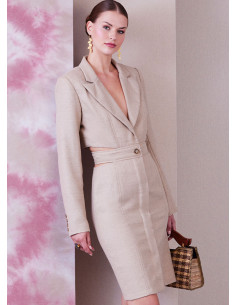 Molde de vestido - Vogue 1936 2
