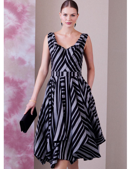 Molde de vestido - Vogue 1935