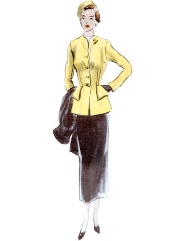 Padrão de alfaiate e casaco - Vogue 1932