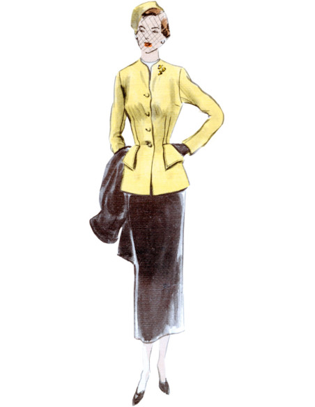 Padrão de alfaiate e casaco - Vogue 1932