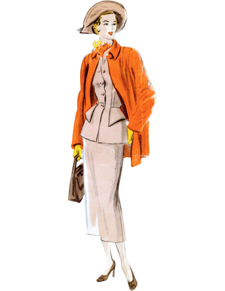 Padrão de alfaiate e casaco - Vogue 1932