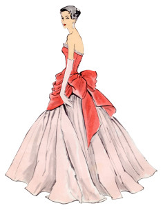 Padrão de vestido e corpete - Vogue 1931