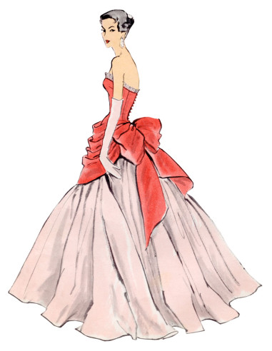 Padrão de vestido e corpete - Vogue 1931