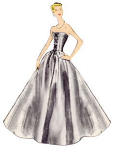 Padrão de vestido e corpete - Vogue 1931 2