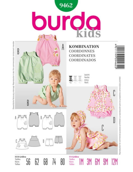 Padrão de coordenadas - Burda 9462
