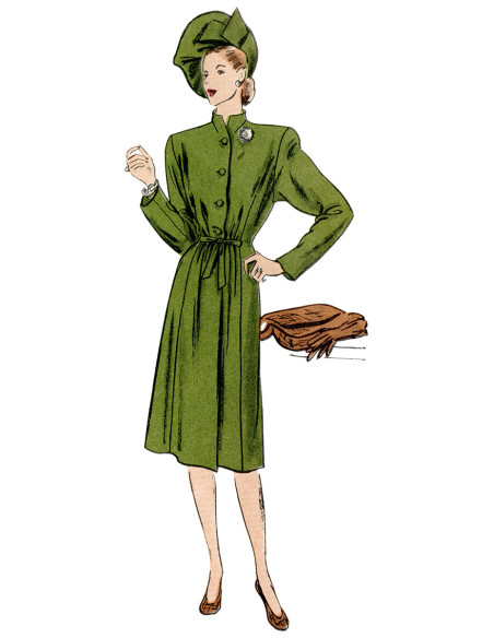 Molde de casaco - Vogue 1903