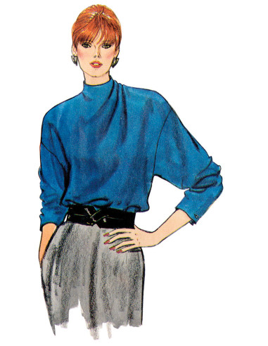 Molde de blusa - Vogue 1902