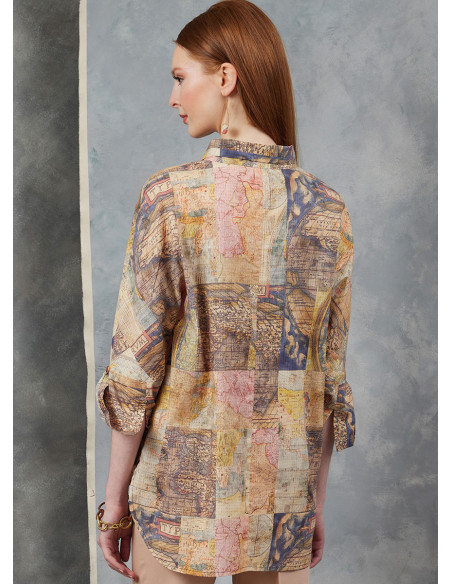Molde de camisa - Vogue 1899