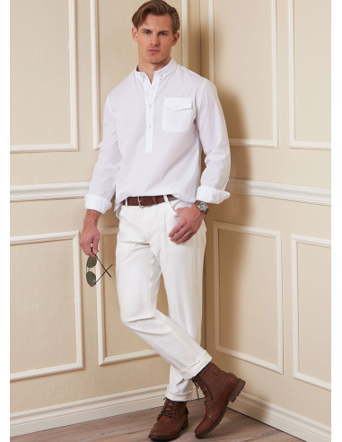 Molde de camisa, calção e calça - Vogue 1895