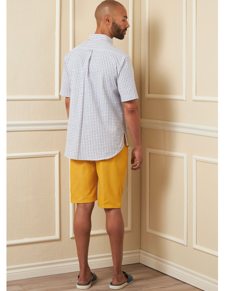Molde de camisa, calção e calça - Vogue 1895