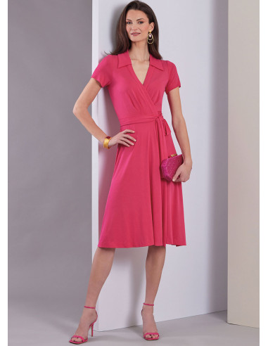 Molde de vestido - Vogue 1952