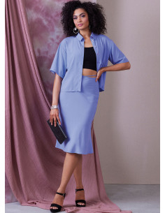 Padrão de blusas e saias - Vogue 1944 2