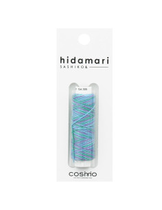 Linha sashiko multicolorida hidamari Lecien Cosmo 30 m