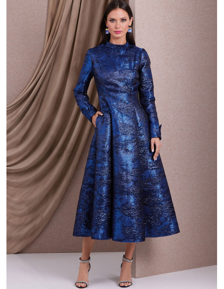 Molde de vestido - Vogue 1983