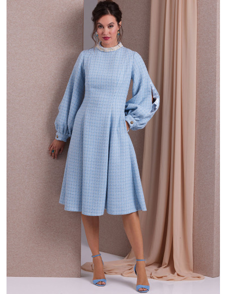Molde de vestido - Vogue 1983